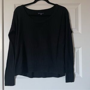 American Eagle Outfitters Knit sweater Long Sleeve Top Black